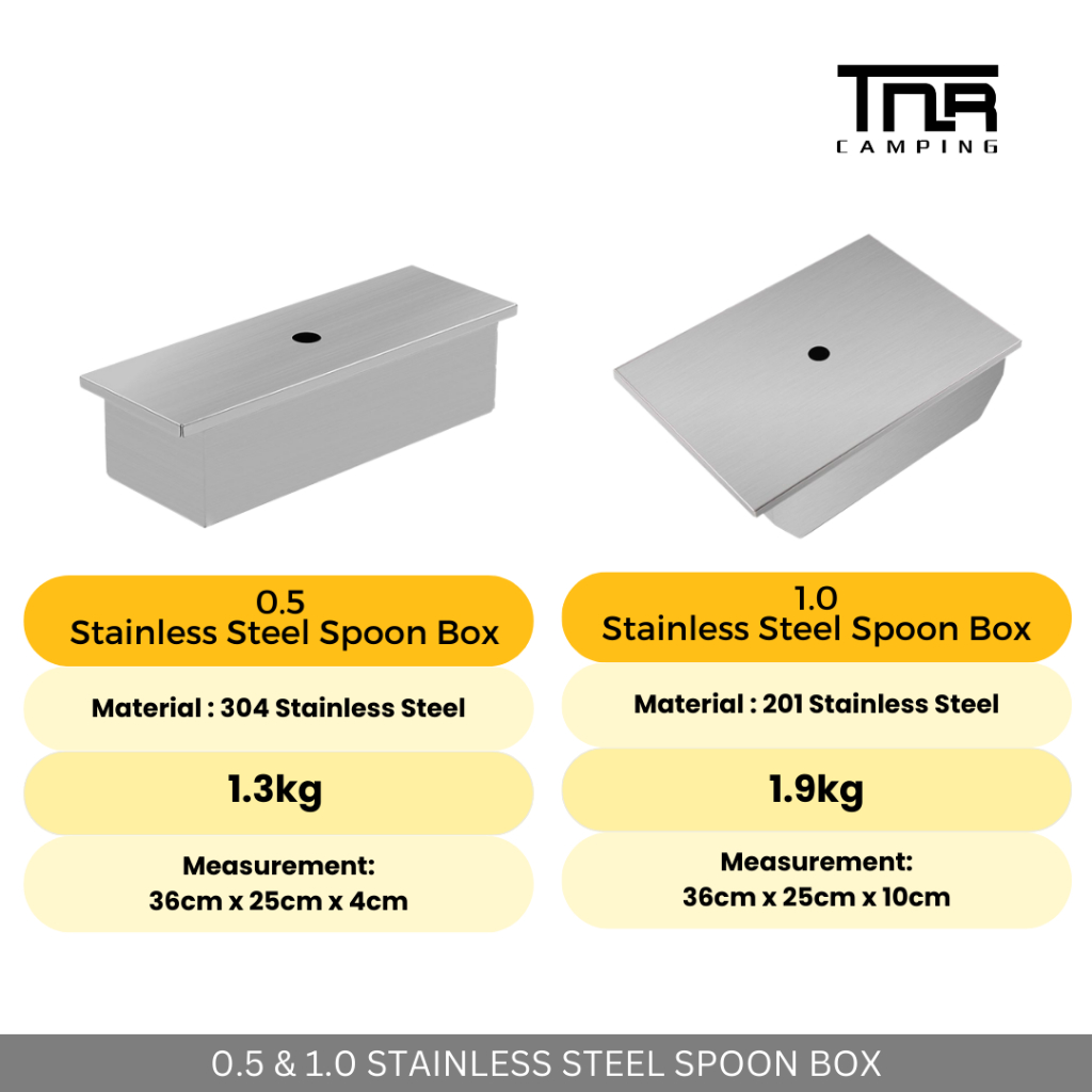 TNR - IGT ACCESSORIES DIY MIX & MATCH STAINLESS STEEL| STOVE BBQ GRILL STRAINER PLATE COVER BOX