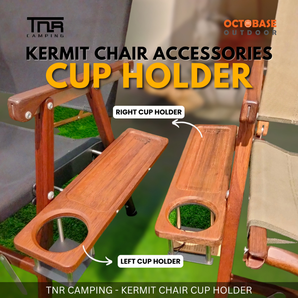 TNR CAMPING - CUP HOLDER ONLY FOR KERMIT CHAIR ACCESSORY RIGHT LEFT