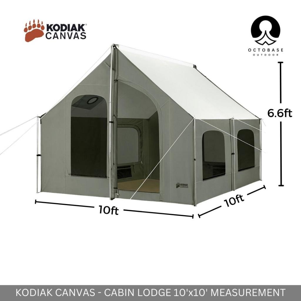 KODIAK CANVAS CABIN LODGE SR 10’X10’ TENT 6173