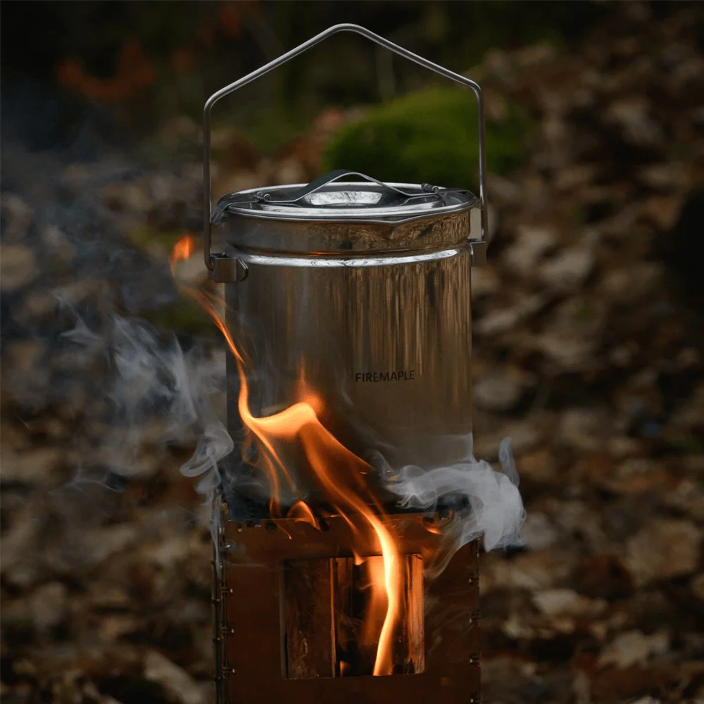 FIREMAPLE - ANTARCTI BILLY POT 1.2L STAINLESS STEEL
