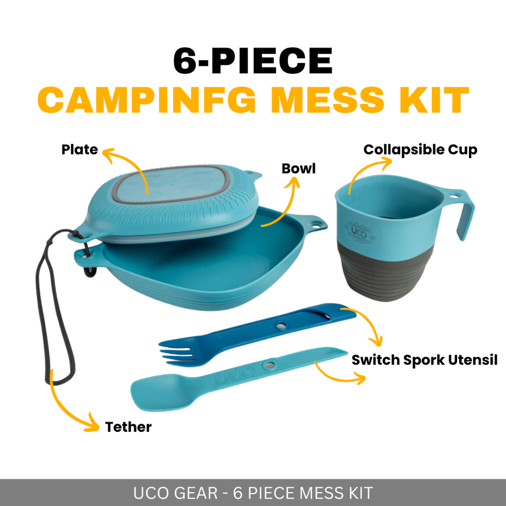 UCO GEAR 6 PIECE MESS KIT 