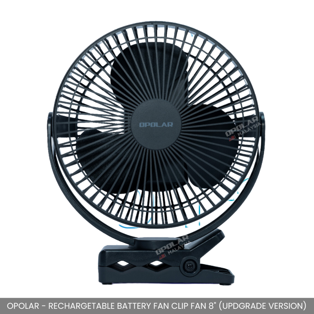 OPOLAR - CAMPING CLIP DESK FAN WH310 10,000 mAh CAMPING PICNIC OUTDOOR STROLLER FAN UPGRADED VERSION