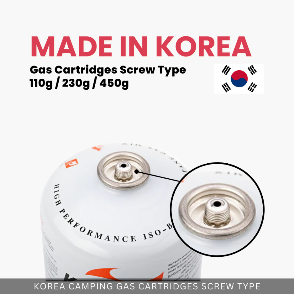 FROM KOREA KOVEA & MAX CAMPING PROPANE BUTANE GAS CARTRIDGES SCREW TYPE OUTDOOR CAMPING PICNIC