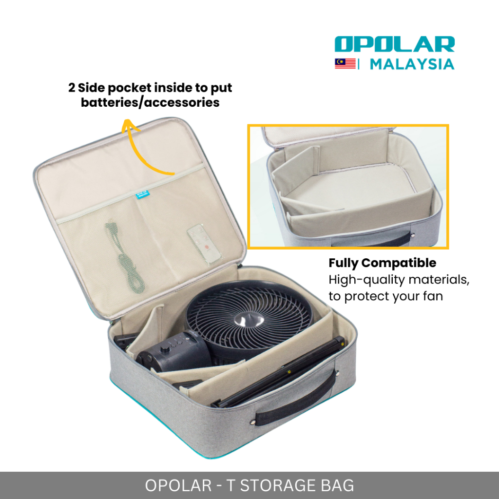 OPOLAR - T STORAGE BAG FOR LARGE CAMPING FAN CASE FOR OUTDOOR PICNIC CAMPING