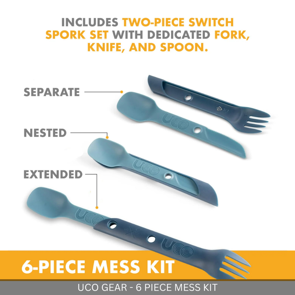 UCO GEAR 6 PIECE MESS KIT 