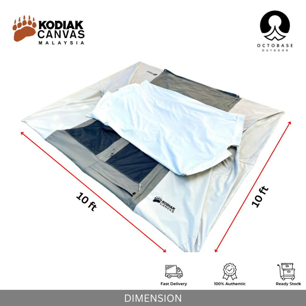 KODIAK CANVAS FLEX-BOW VX 10'x10' TENT 6103
