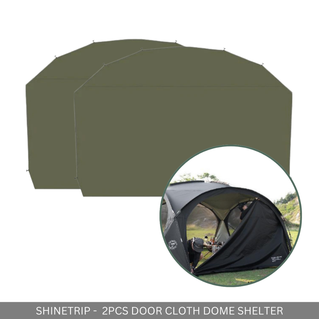 SHINETRIP - ACCESSORIES DOME SHELTER TARP ST-05 EASY SETUP WATERPROOF DOOR AND WINDOW
