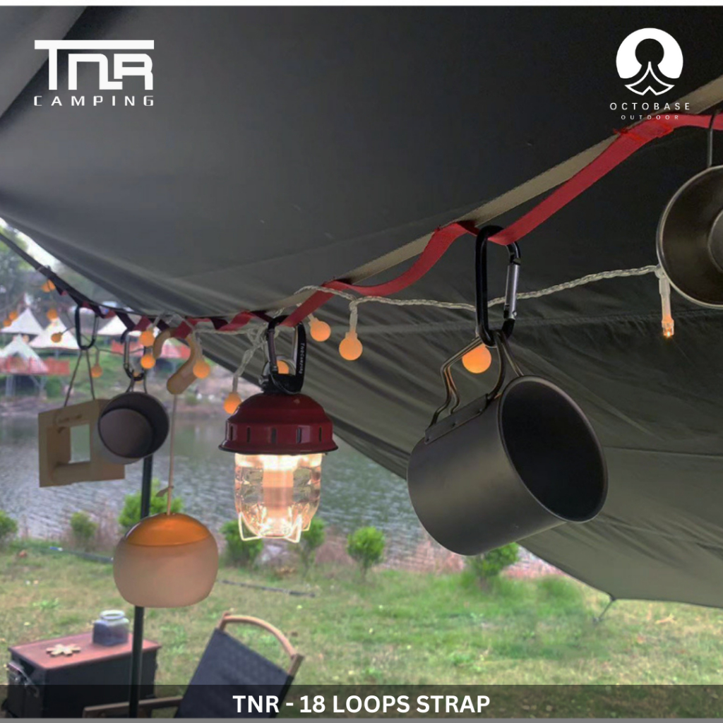 TNR CAMPING 18 Loops Hanging Strap
