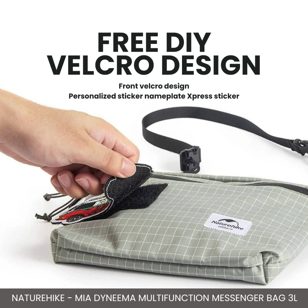 NATUREHIKE - ZT‑12 MIA 3L MESSENGER BAG WATERPROOF LIGHTWEIGHT URBAN OUTDOOR CROSSBODY