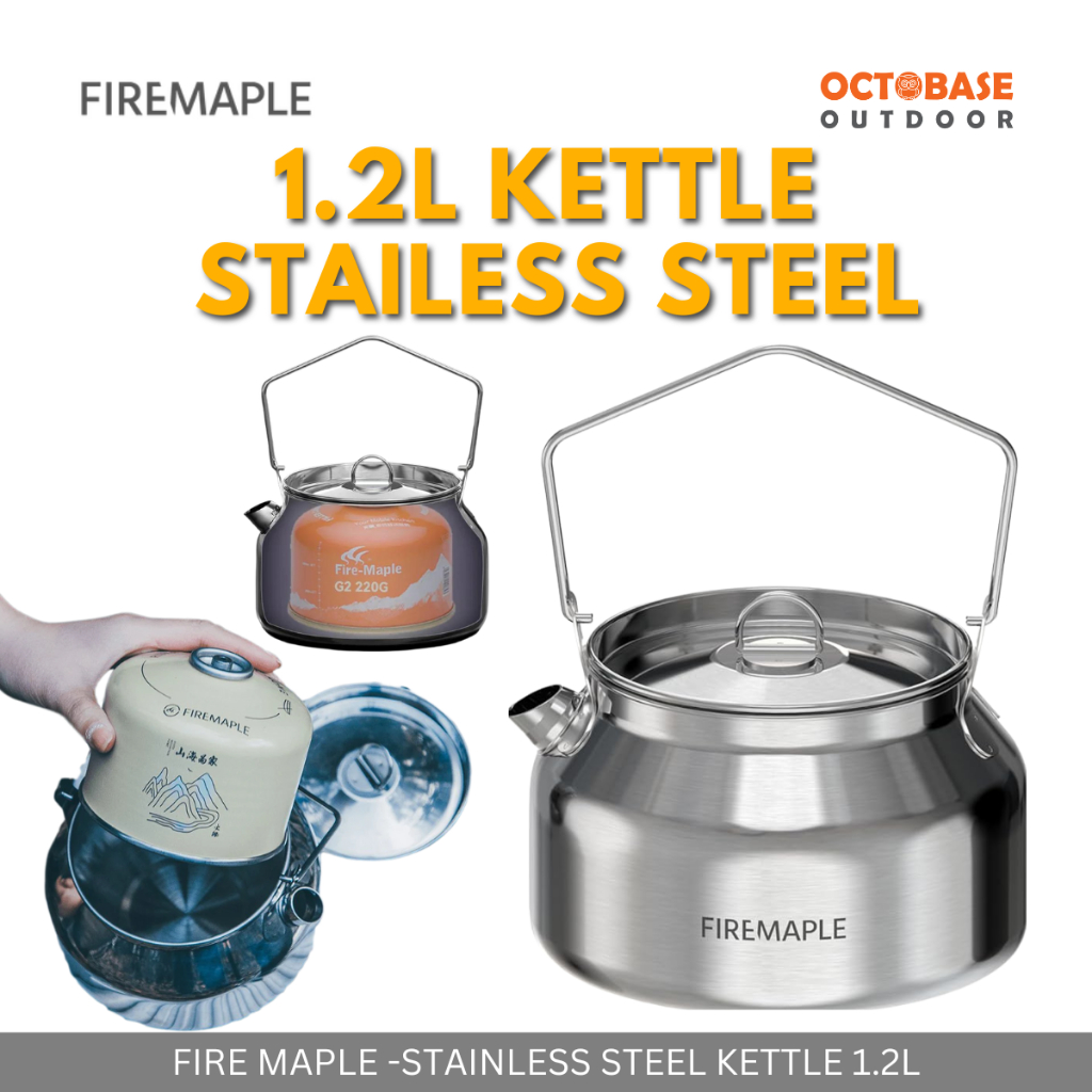 FIREMAPLE Antarcti Stainless Steel Kettle 1.2L