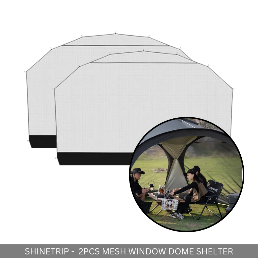 SHINETRIP - ACCESSORIES DOME SHELTER TARP ST-05 EASY SETUP WATERPROOF DOOR AND WINDOW
