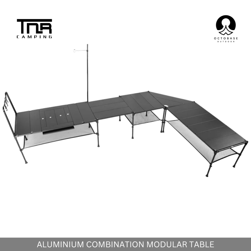 TNR CAMPING -  TABLE ALUMINIUM COMBINATION TABLE