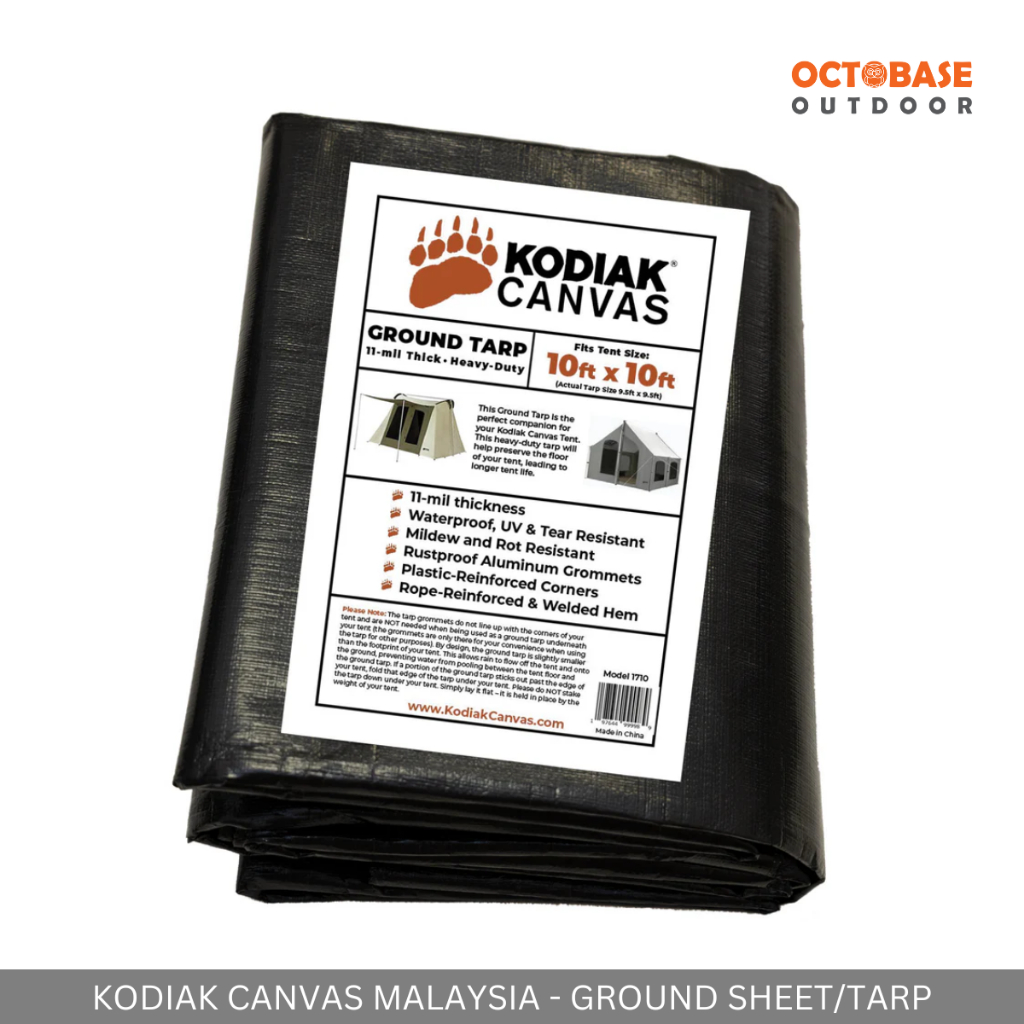 KODIAK CANVAS GROUND TARP 