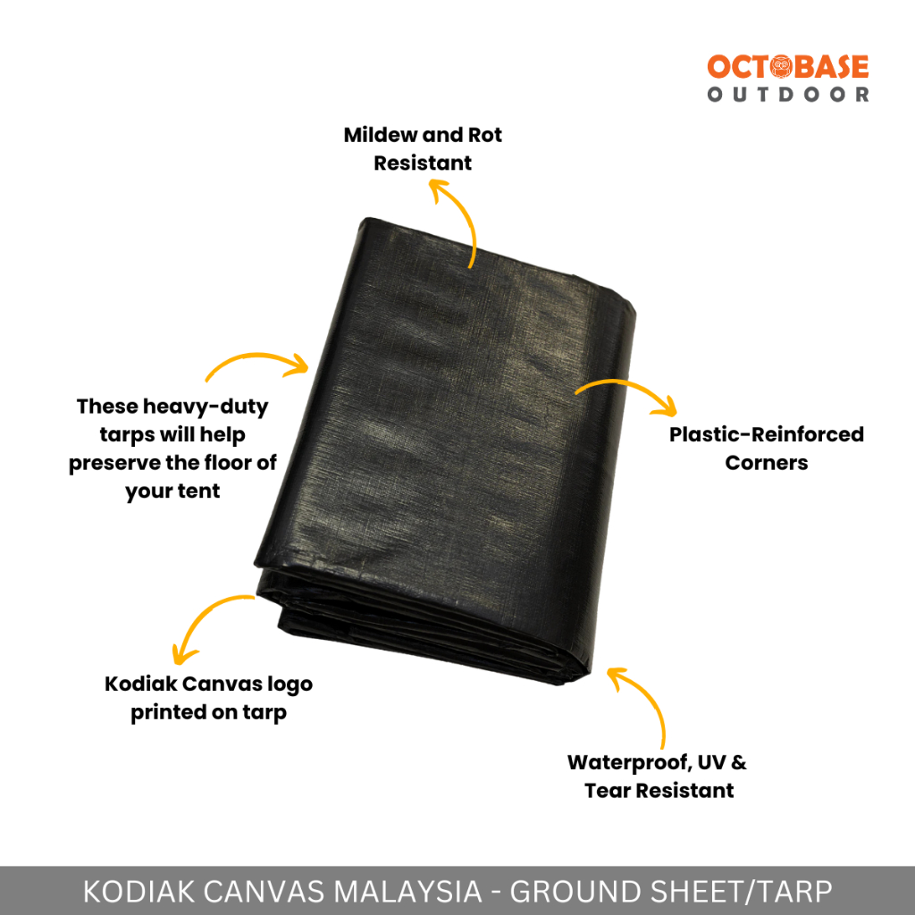 KODIAK CANVAS GROUND TARP 