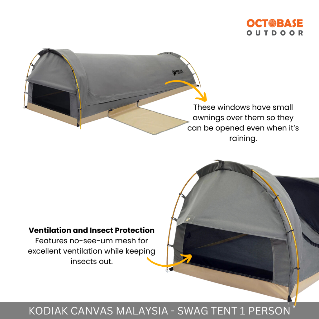 KODIAK CANVAS SWAG TENT 8101