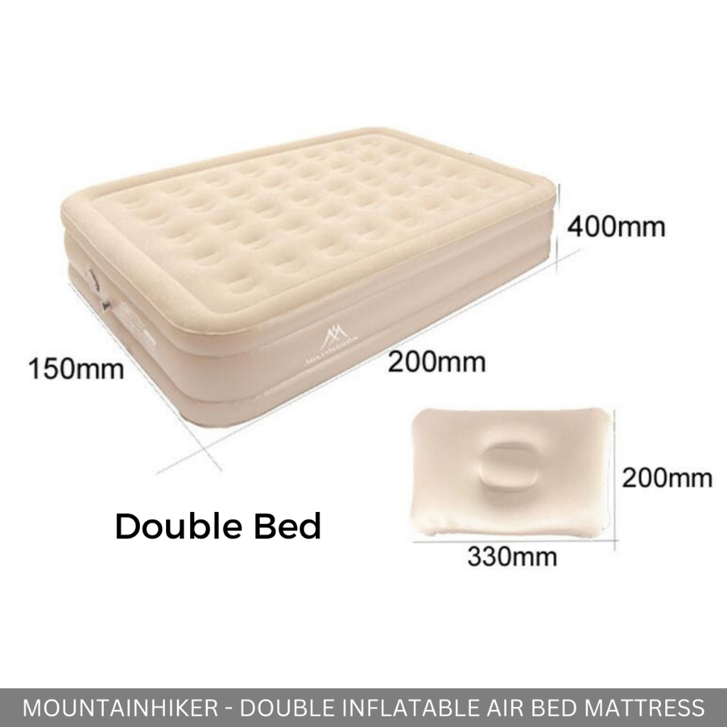 MOUNTAINHIKER -  DOUBLE INFLATABLE AIR BED
