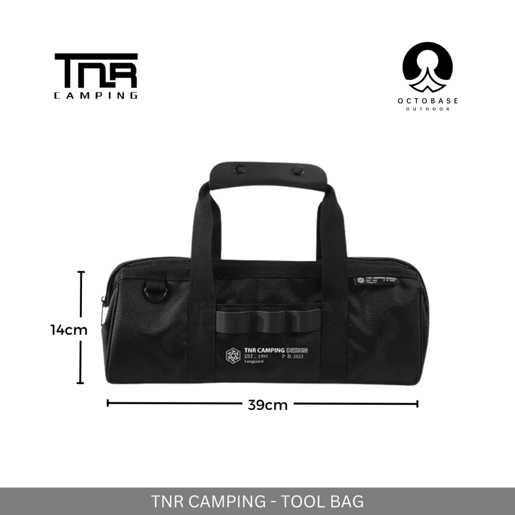 TNR CAMPING - TOOL BAG ORGANIZE MULTI-PURPOSE BAG FOR PEG ROPE HAMMER FOR INDOOR OUTDOOR CAMPING HIKING PICNIC