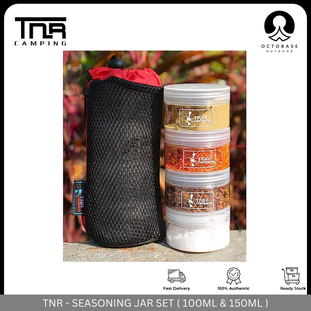 TNR CAMPING - SEASONING JAR SET