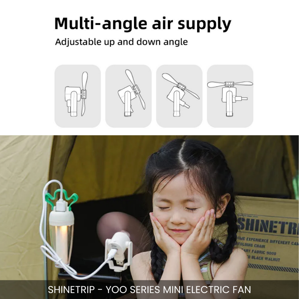 SHINETRIP - MINI POCKET FAN USB HANDHELD REMOVABLE GADGETS COOLING SMALL FAN FOR OUTDOOR INDOOR