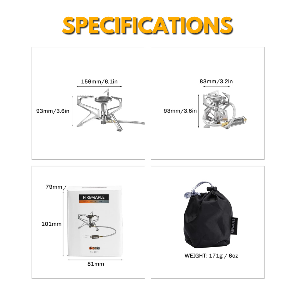 FIREMAPLE Rock Gas Stove