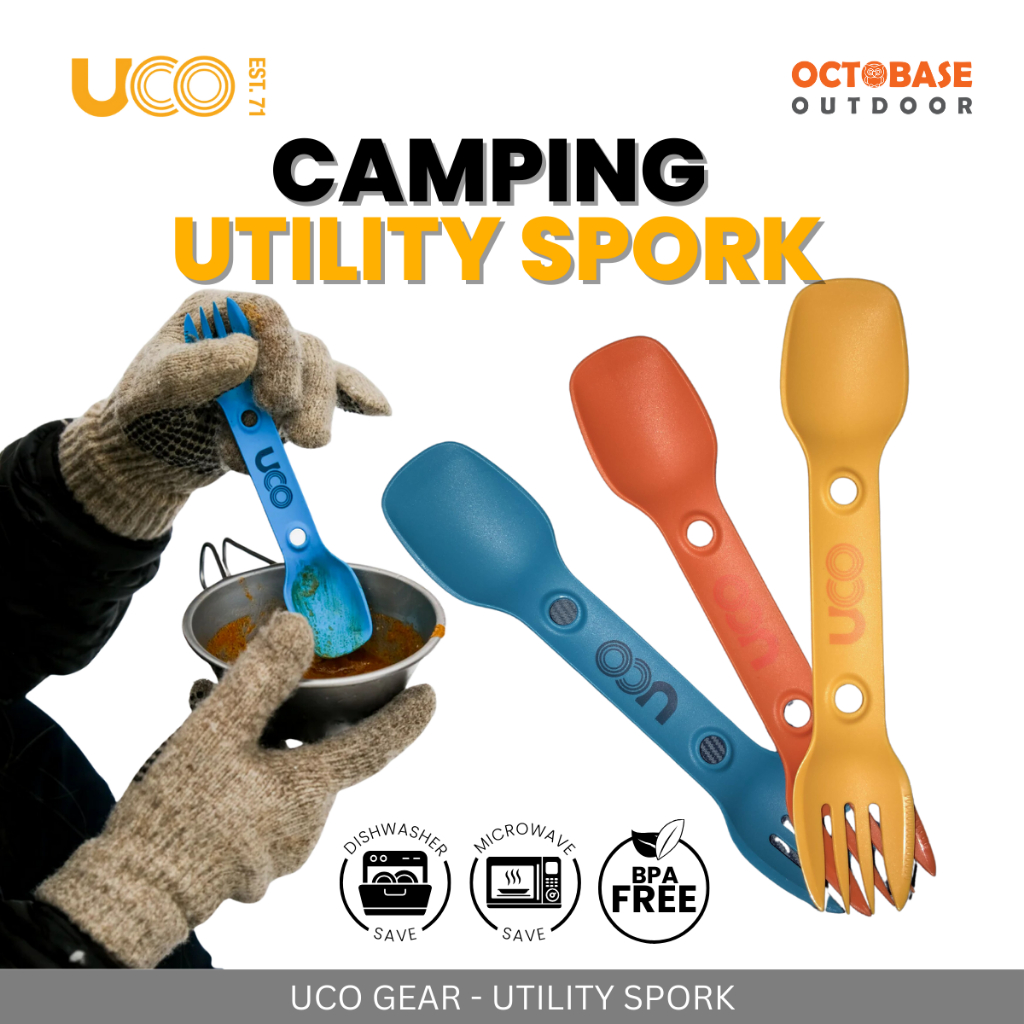UCO GEAR - UTILITY SPORK SPOON FORK 