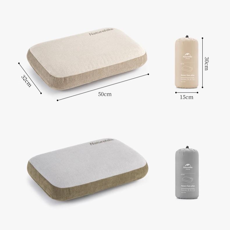 NATUREHIKE - FOLDABLE MEMORY FOAM BANTAL CAMPING PILLOW