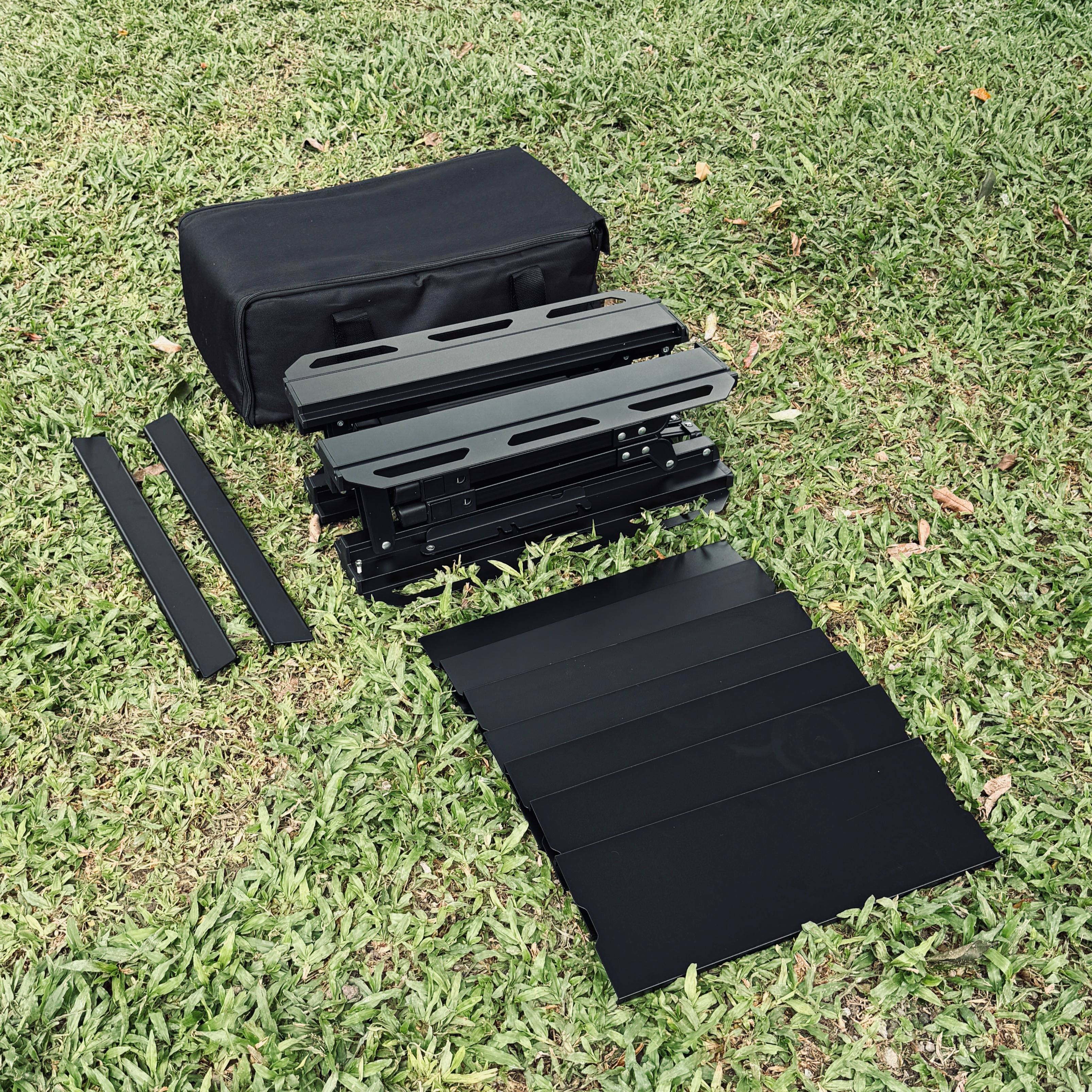 Owland IGT 3.5 folding table aluminum camping table adjustable legs