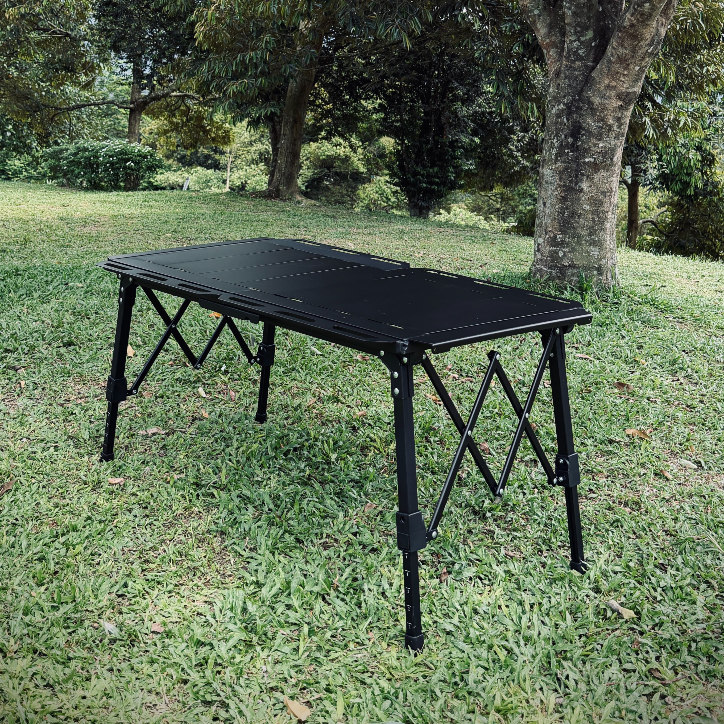 Owland IGT 3.5 folding table aluminum camping table adjustable legs