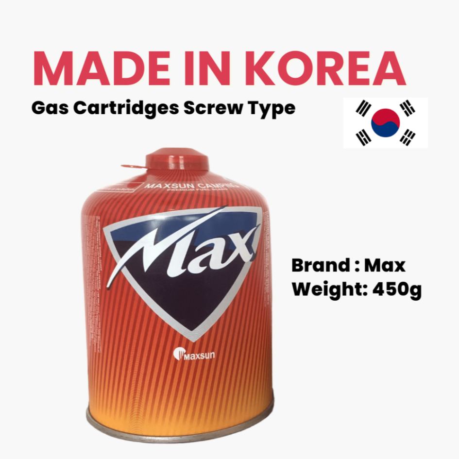 FROM KOREA KOVEA & MAX CAMPING PROPANE BUTANE GAS CARTRIDGES SCREW TYPE OUTDOOR CAMPING PICNIC