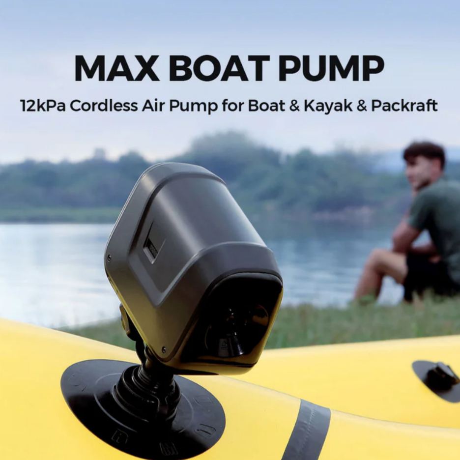 FLEXTAIL MAX BOAT PUMP ELECTRIC PORTABLE INFLATOR DEFLATOR FOR KAYAK SUP AIR MATTRESS
