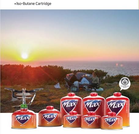 KOVEA / MAX Camping Propane Butane Screw Type Cartridges