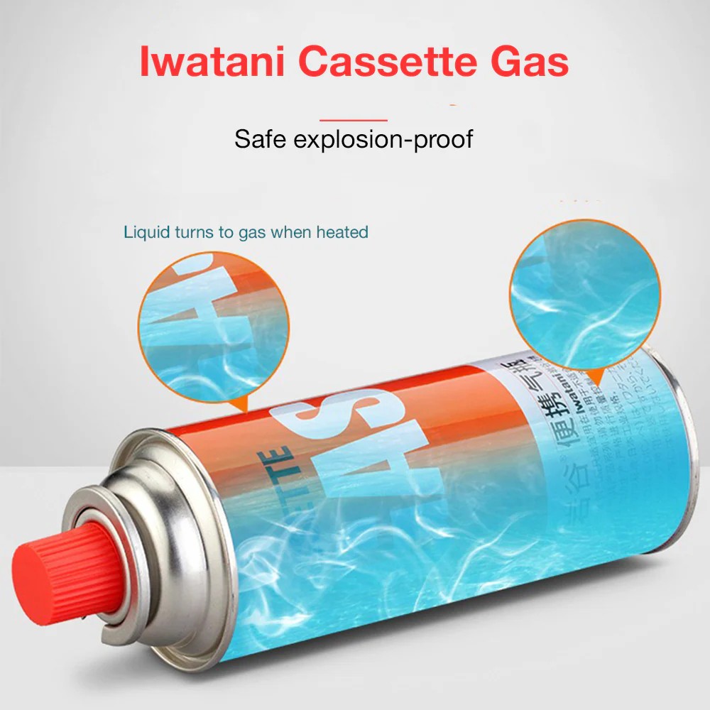 IWATANI - FROM JAPAN HIGH PERFORMANCE BUTANE CARTRIDGE CASSETTE GAS 250G OUTDOOR CAMPING PICNIC