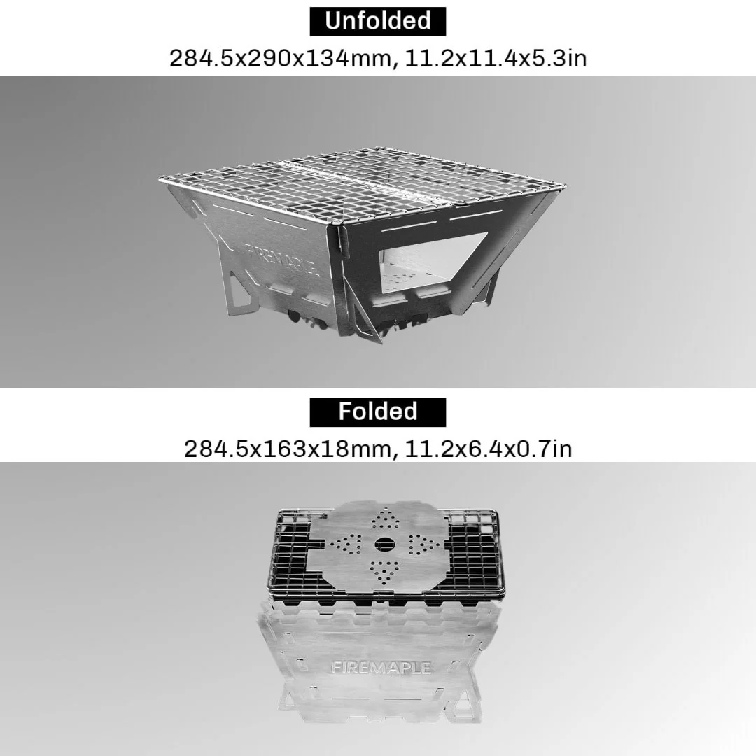 FIREMAPLE Maverick Wood Stove (4 Panels)