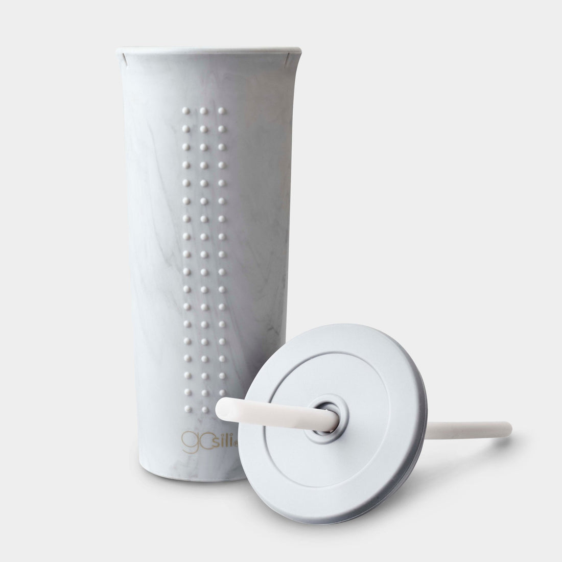 GOSILI - Reusable Silicone Straw Cup and Tumbler, 24oz