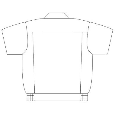 作業服 半袖 ブルゾン 男女兼用