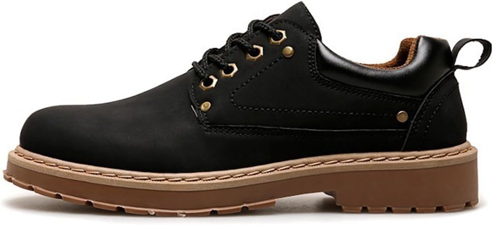 メンズ ワークブーツ ローカット 防滑 レースアップ 24.5～27cm