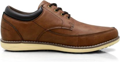 [エドウィン] 革靴 スニーカー 防水 カジュアルシューズ 兼 ビジネスシューズ メンズ 軽量ソール 耐滑底 レースアップ 外羽根 オックスフォード edm459