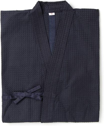 剣道着 蜂巣織 ワッフル道着 剣道 道着 紺 白 綿製