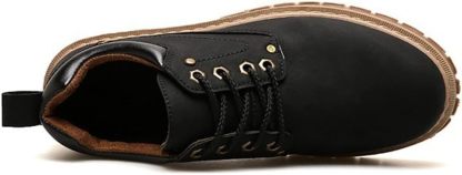 メンズ ワークブーツ ローカット 防滑 レースアップ 24.5～27cm