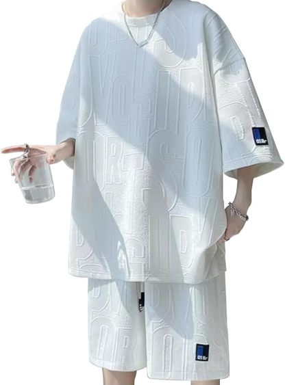 ジャージ メンズ 上下セット 半袖 tシャツ セットアップ メンズ おおきいサイズ tシャツ ハーフパンツ カジュアル スポーツウェア ルームウェア おしゃれ 春 夏 秋 部屋着