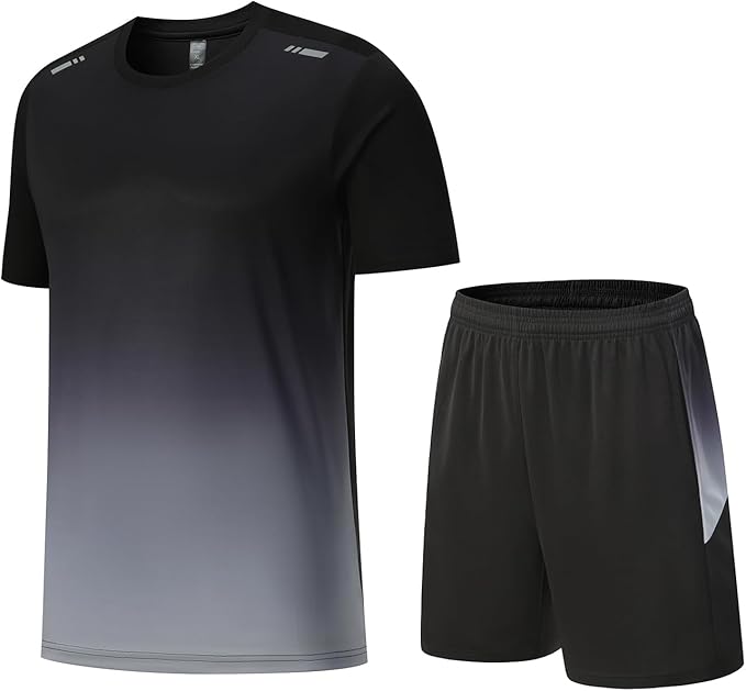 スポーツウェア メンズ 半袖 ジャージ メンズ 上下セット 夏服 ランニングウェア Tシャツ ショートパンツ トレーニングウェア 部屋着 通気 吸汗速乾