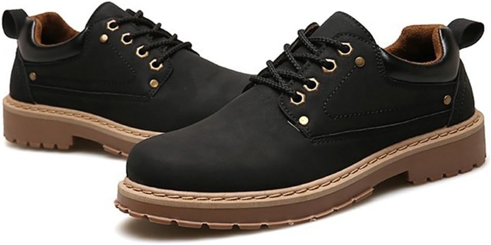 メンズ ワークブーツ ローカット 防滑 レースアップ 24.5～27cm