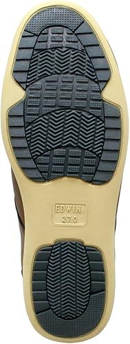 [エドウィン] 革靴 スニーカー 防水 カジュアルシューズ 兼 ビジネスシューズ メンズ 軽量ソール 耐滑底 レースアップ 外羽根 オックスフォード edm459