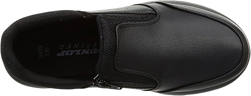 クッション性 衝撃吸収 幅広 4E スリッポンファスナー付 メンズ 紳士靴 カジュアル 通勤 スニーカー ウォーキングシューズ