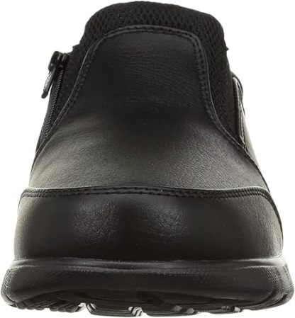 クッション性 衝撃吸収 幅広 4E スリッポンファスナー付 メンズ 紳士靴 カジュアル 通勤 スニーカー ウォーキングシューズ