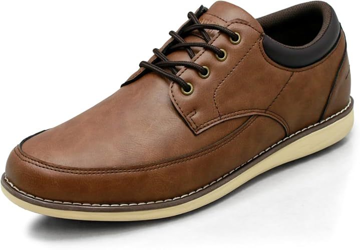 [エドウィン] 革靴 スニーカー 防水 カジュアルシューズ 兼 ビジネスシューズ メンズ 軽量ソール 耐滑底 レースアップ 外羽根 オックスフォード edm459