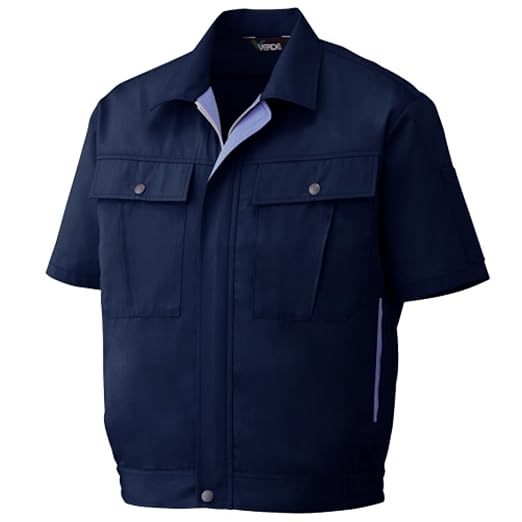 作業服 半袖 ブルゾン 男女兼用