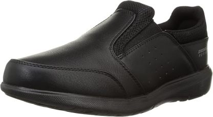 クッション性 衝撃吸収 幅広 4E スリッポンファスナー付 メンズ 紳士靴 カジュアル 通勤 スニーカー ウォーキングシューズ