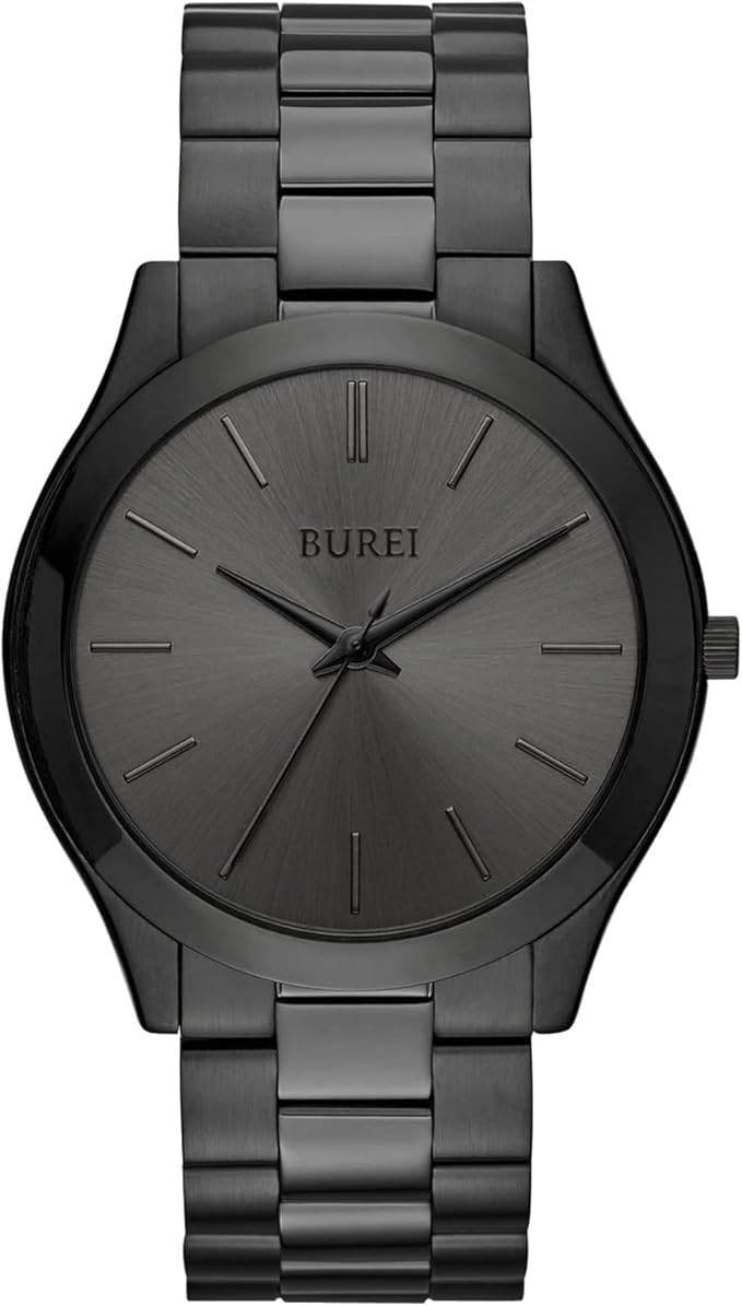 腕時計 メンズ アナログ クオーツ シンプル 防水 ブラック うで時計 人気 おしゃれ 紳士 男性用 ビジネス カジュアル 夜光 ウォッチA