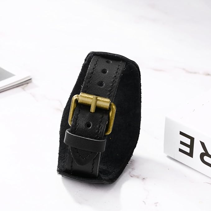 メンズ 腕時計 髑髏 アンティーク ブレスレット: ロックパンク スカル ドクロ 革ベルト レザーベルト 防水 アナログ クオーツウォッチ ゴシックアクセサリー - 誕生日 クリスマス バレンタインデー ハロウィン プレゼント